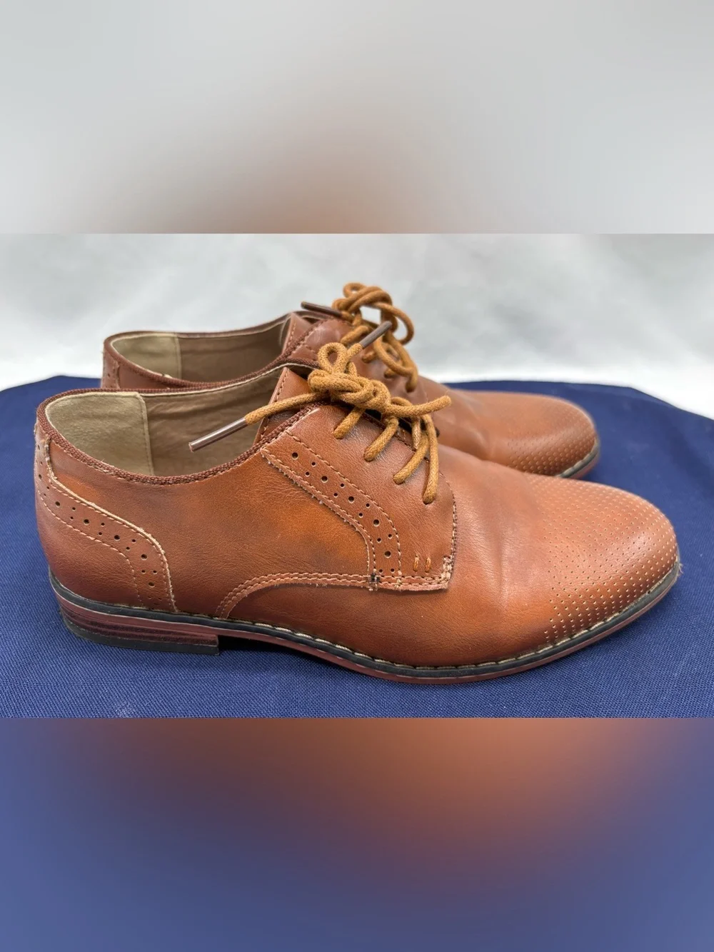Steve Madden Bconnar Oxford Derby, size 3, Brown, Dress Shoes